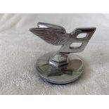 Bentley Bonnet Mascot on a Chromed Radiator Cap