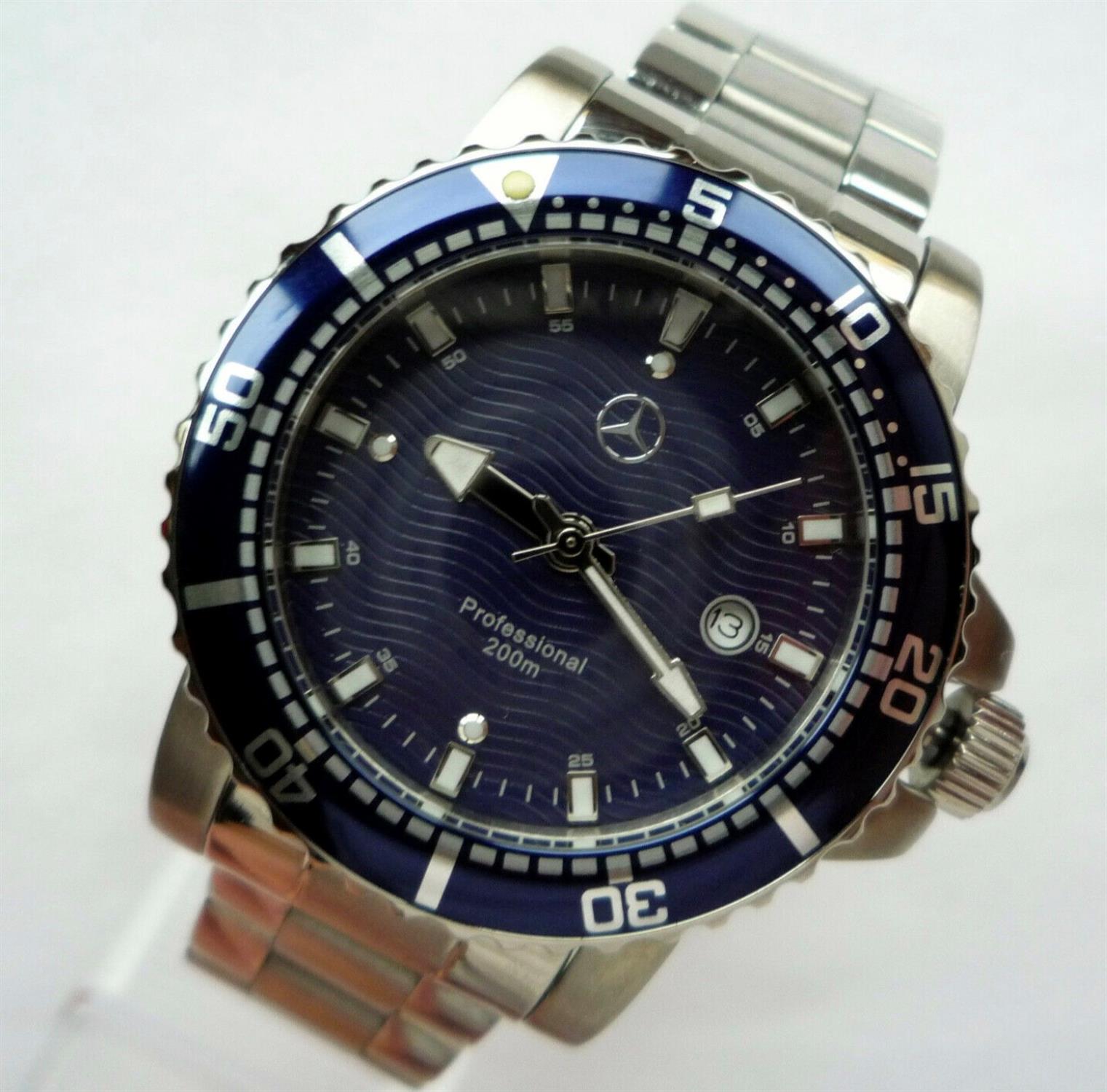 A Super Rare and Unused Mercedes-Benz Submariner Classic Divers Professional Sports Watch - Image 5 of 8