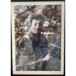 A Young Enzo Ferrari, Framed Collage Print