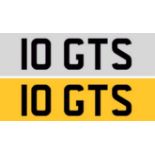 Registration Number 10 GTS