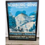 Charismatic Poster Depicting the Nurburgring in 1927