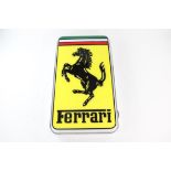 Original 1980s Large Illuminated Ferrari Dealership Sign