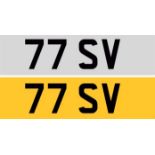 Registration Number 77 SV