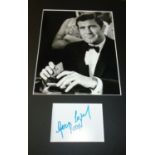 A Genuine Hand-Signed George Lazenby 007 Signature on Card