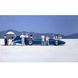 'Bluebird at Bonneville' by Jack Vettriano