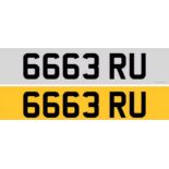 Registration Number 6663 RU