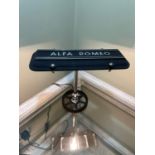 Alfa Romeo Boxer Camshaft Cover Desk Lamp