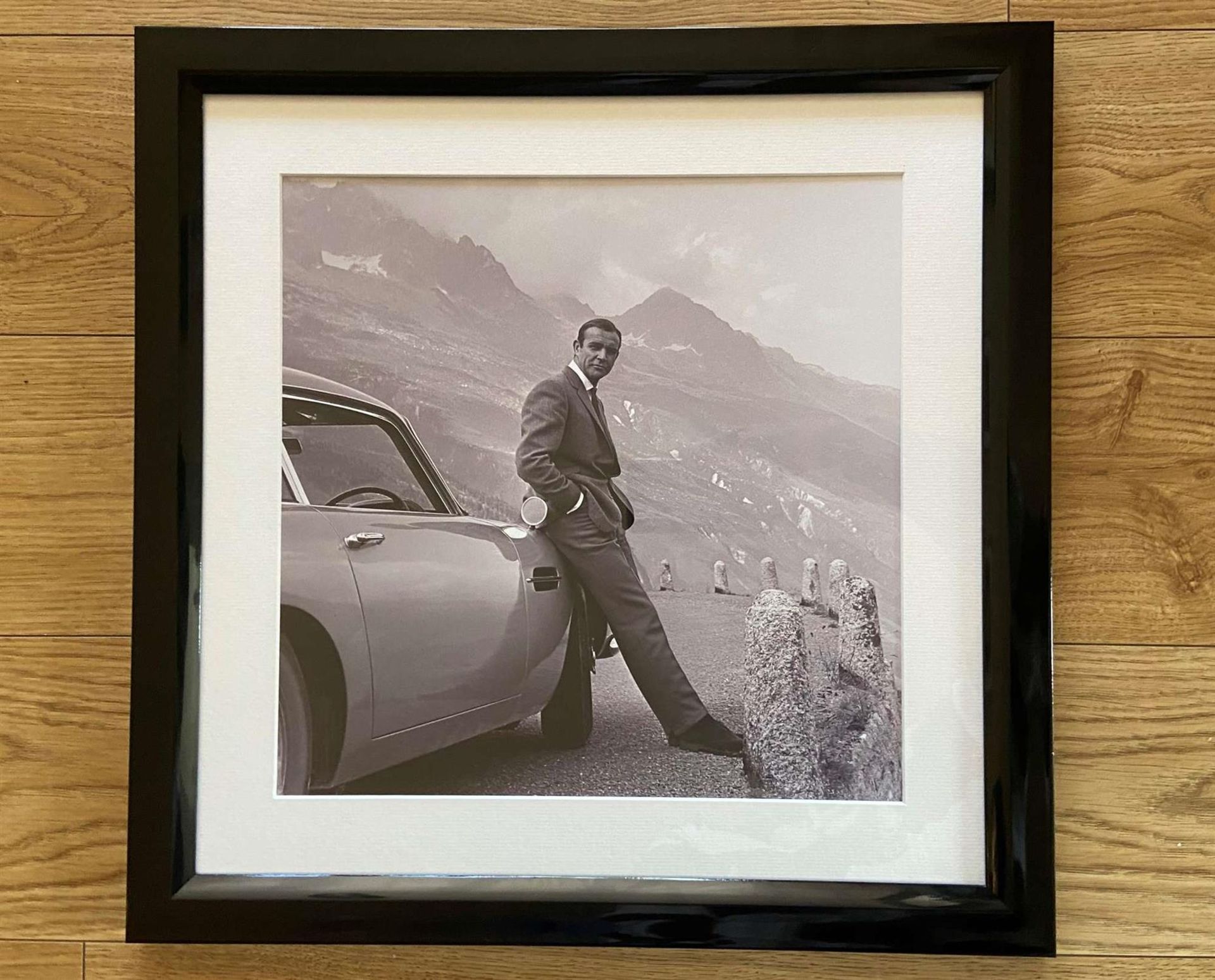 Sean Connery's James Bond with Aston Martin DB5*