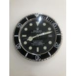 Rolex-Style Wall Clock