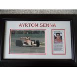 Ayton Senna Signed 'Production'