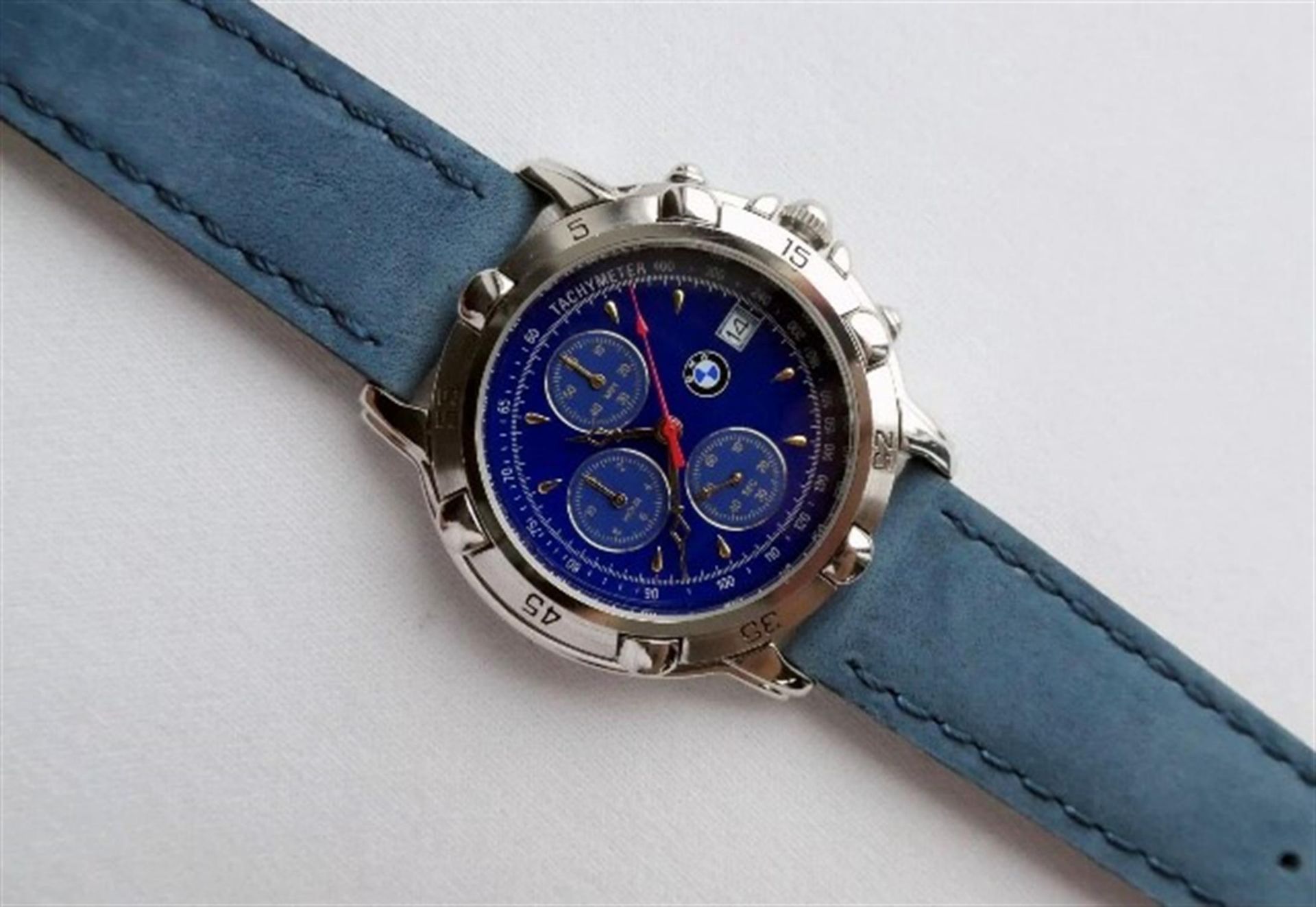 A Genuine And Rare BMW Chronograph Gentleman's Wrist Watch, C1990s. - Image 6 of 10