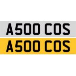 Registration Number A500 COS