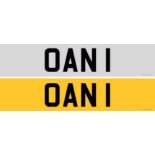 Registration Number OAN 1