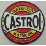 Castrol Cast Iron Plaque
