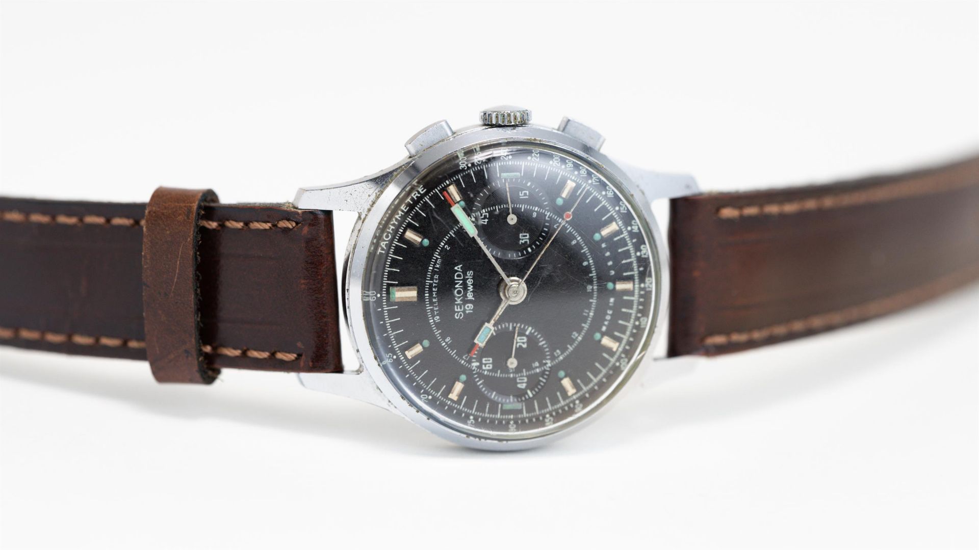 Sekonda Chronograph c.1950s - Image 3 of 3