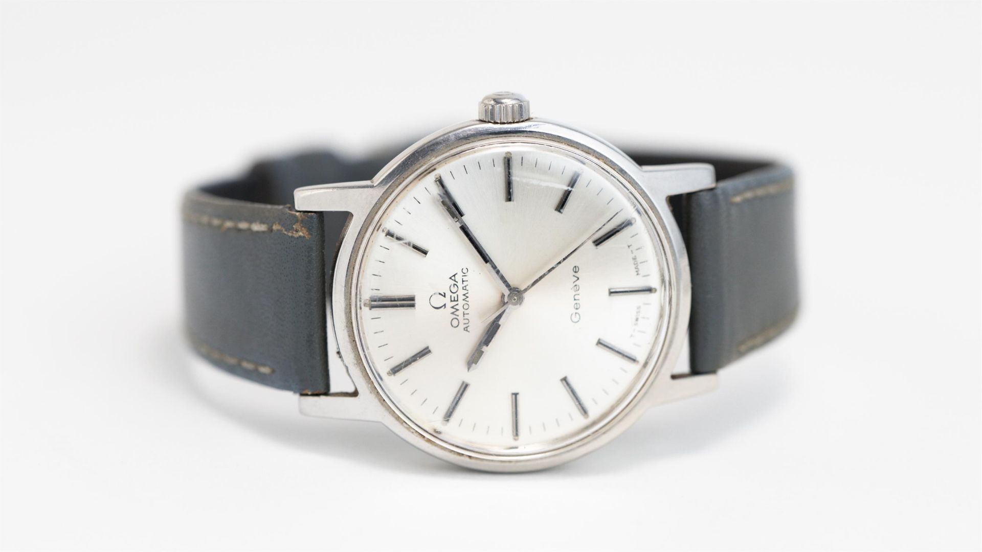 C.1969 Omega Geneve Automatic strap watch - Image 3 of 3