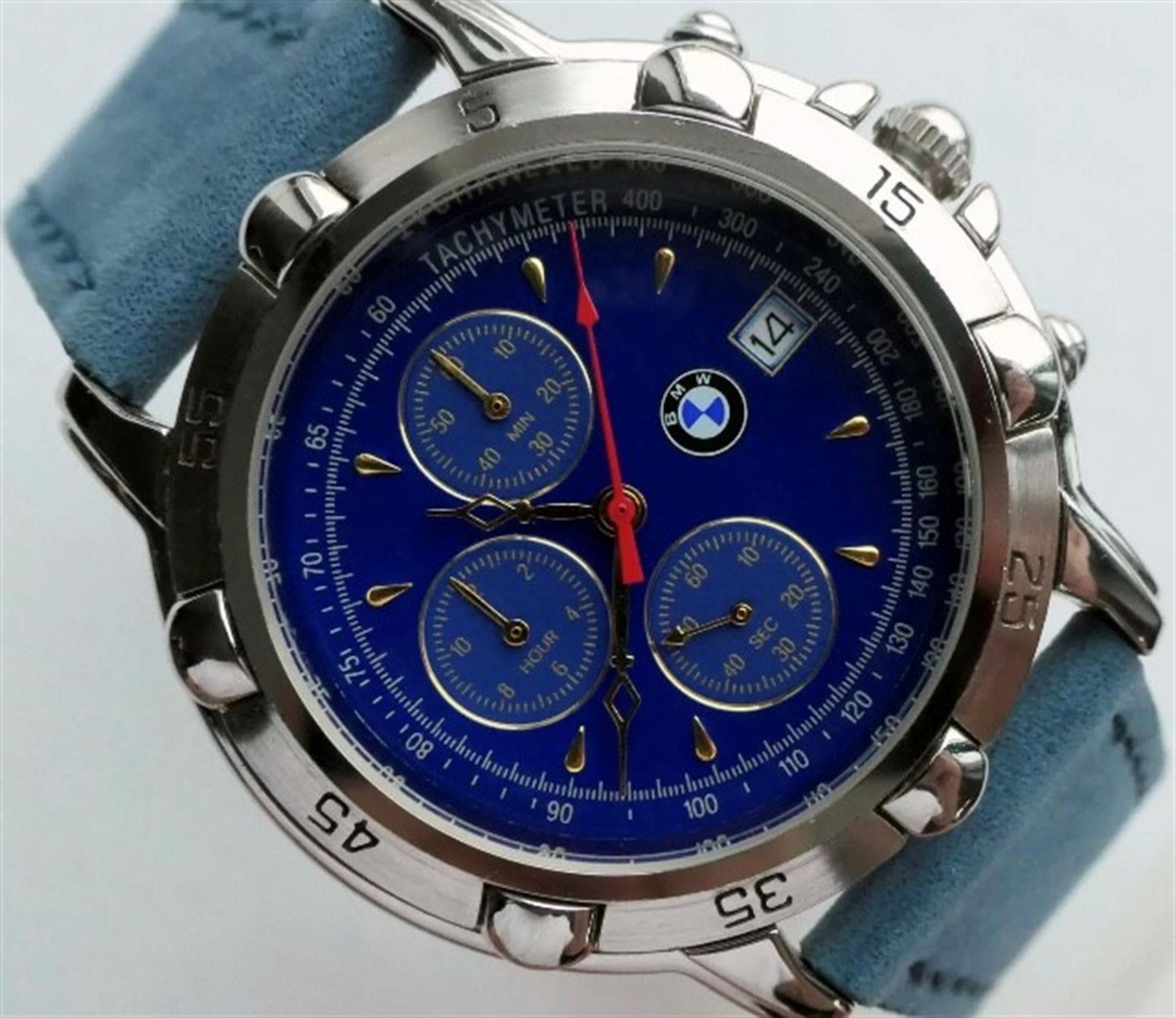 A Genuine And Rare BMW Chronograph Gentleman's Wrist Watch, C1990s. - Image 8 of 10