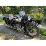 1939 Brough Superior SS80 with Alpine 'Petrol Tube' Sidecar