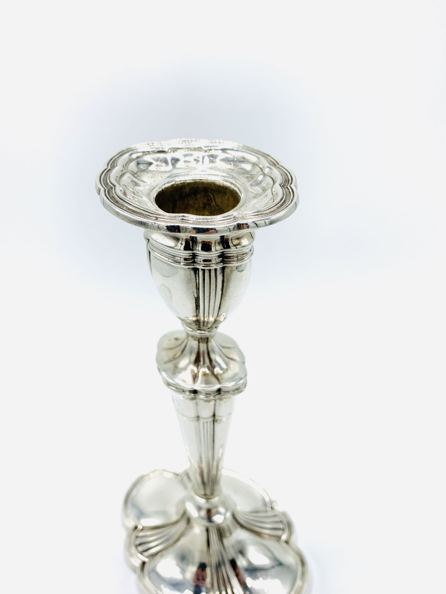 Sterling silver candlestick - Image 4 of 4