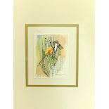 Gilt Framed and glazed limited edition Serigraph "The Model", by Itzchak Tarkay