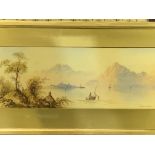 Framed and glazed watercolour "Misty Morning", signed Edwin Earp.