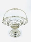 Martin Hall & co sterling silver trumpet basket centre piece