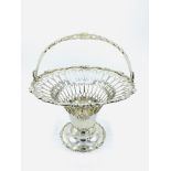 Martin Hall & co sterling silver trumpet basket centre piece