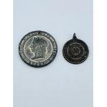 Queen Victoria golden jubilee medal issued in Reading.