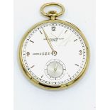 Patek Phillipe 18ct gold case pocket watch, in going order.