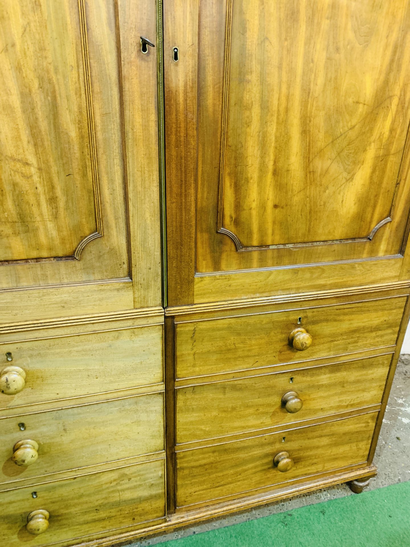 Victorian mahogany wardrobe. - Image 7 of 7