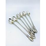 6 sterling silver sundae spoons