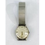 Gentleman's 1950's stainless steel 'Eterna' wrist watch, going