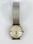 Gentleman's 1950's stainless steel 'Eterna' wrist watch, going