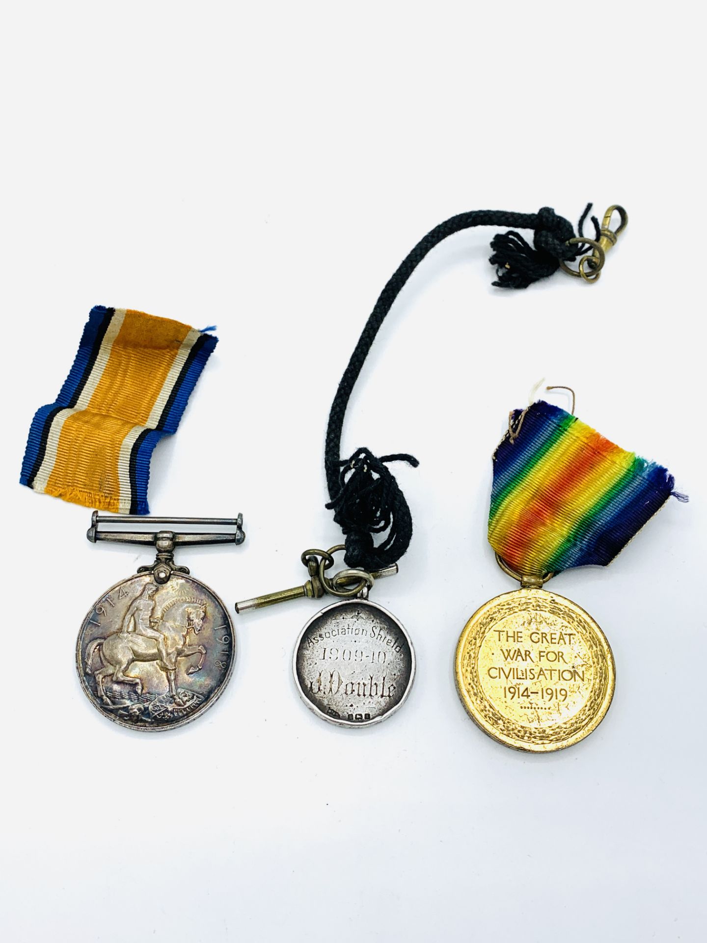 Two World War I medals and a 1909-10 Royal Engineers Medal - Image 2 of 2
