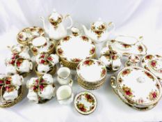 Large quantity of Royal Albert "Old Country Roses" dinner ware