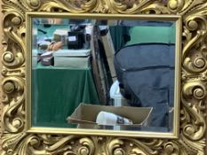 Two gilt framed wall mirrors