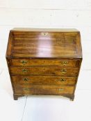 18th Century oak bureau