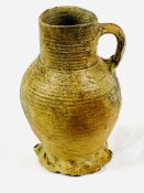 A 15th century stoneware Jacoba jug.