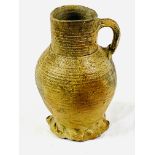 A 15th century stoneware Jacoba jug.