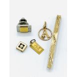 Various 9ct gold items