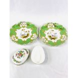 A pair of Coalport cabinet plates.