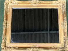 Gilt framed mirror