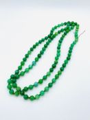 Jade beads necklace