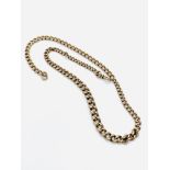 9ct rose gold fob chain.