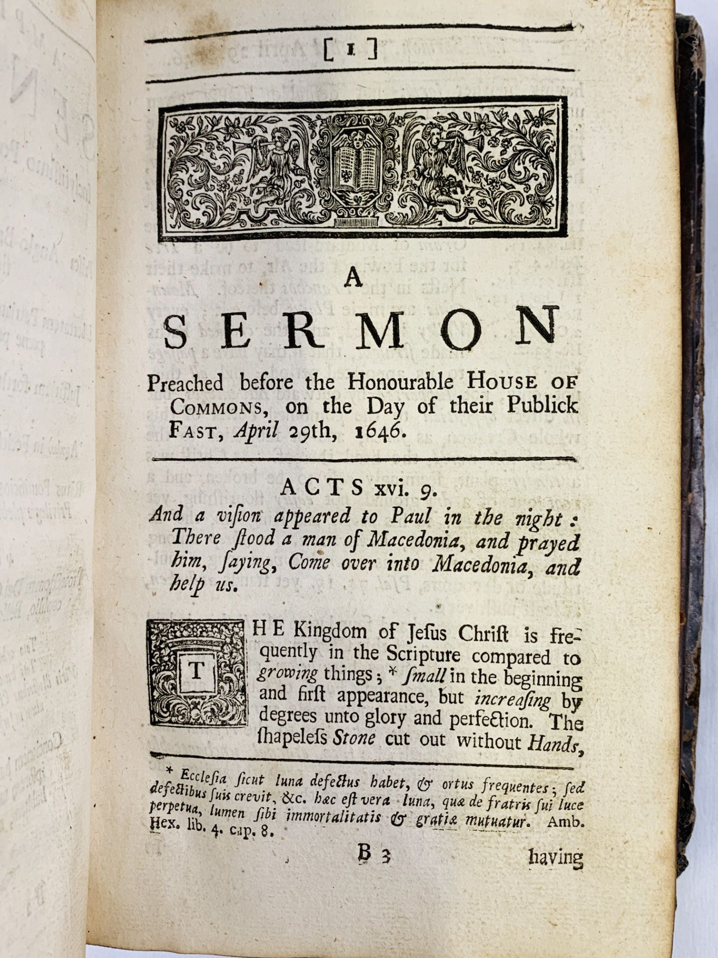 Seventeen Sermons Preach'd by the Reverend Dr John Owen, 2 volumes, 1720. - Image 3 of 3