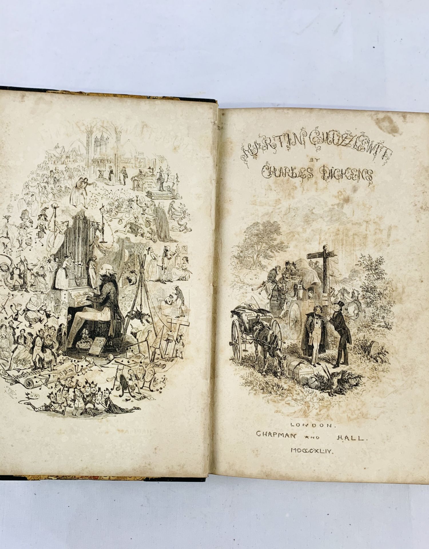 The Life and Adventures of Martin Chuzzlewit by Charles Dickens, Chapman & Hall 1844, 1st Edition. - Image 3 of 6