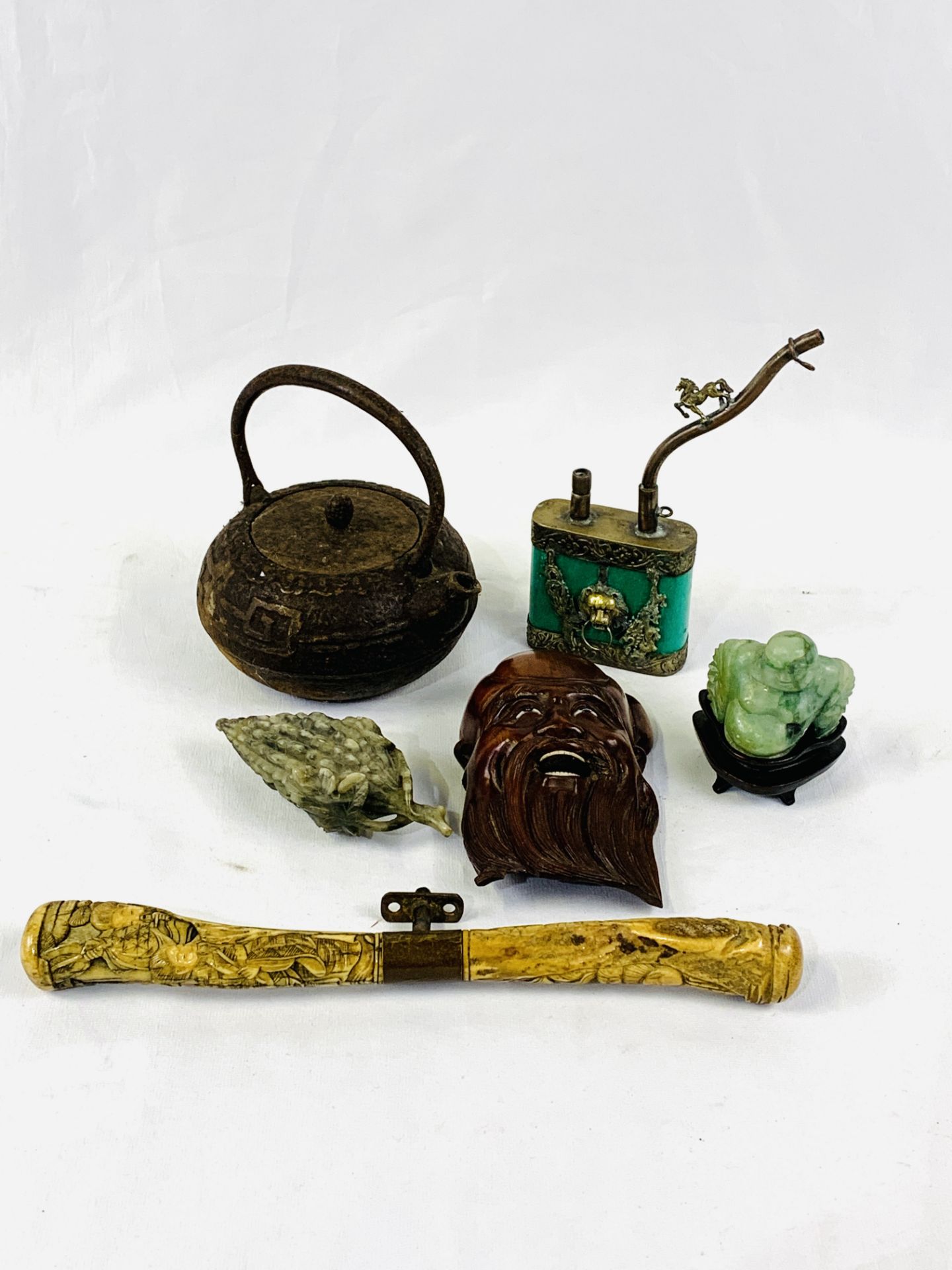 Six various Oriental items.