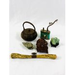 Six various Oriental items.