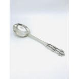 Arts and Crafts sterling silver serving spoon