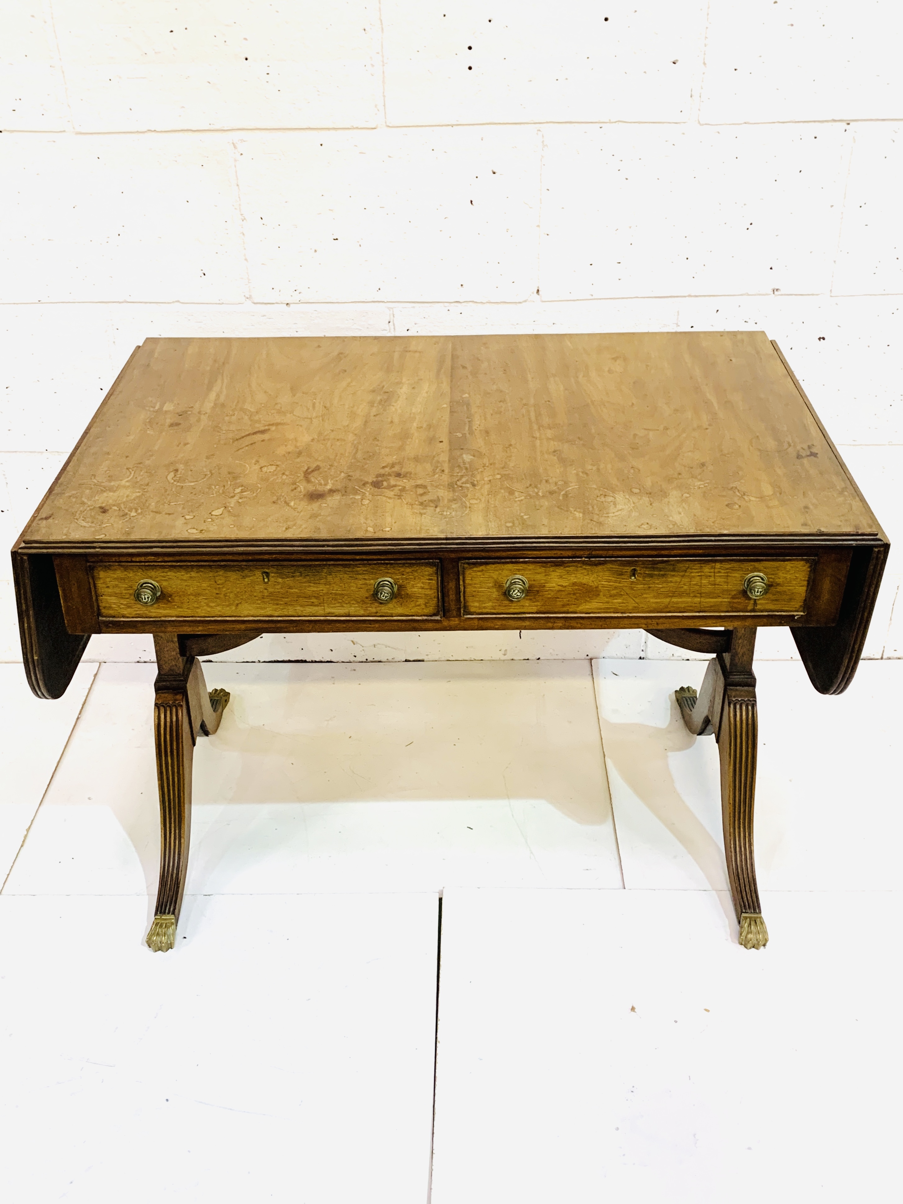 Mahogany sofa table